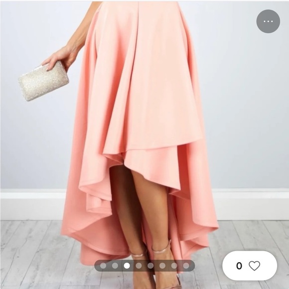 ShowPo Chasing Forever high-low Wrap Maxi Dress in Blush, Size 8 - Picture 10 of 11